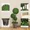 Costway 30'' Artificial Topiary Triple Ball Tree Indoor Outdoor UV Resistant
